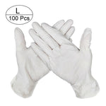 100 Piezas Guantes desechables Universal para mano izquierda y derecha