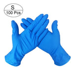 100 Piezas Guantes desechables Universal para mano izquierda y derecha