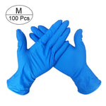 100 Piezas Guantes desechables Universal para mano izquierda y derecha