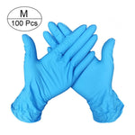 100 Piezas Guantes desechables Universal para mano izquierda y derecha